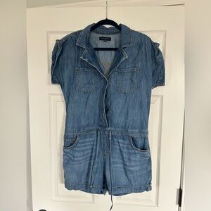 Denim Blue Short Sleeve Jacket by Sanctuary